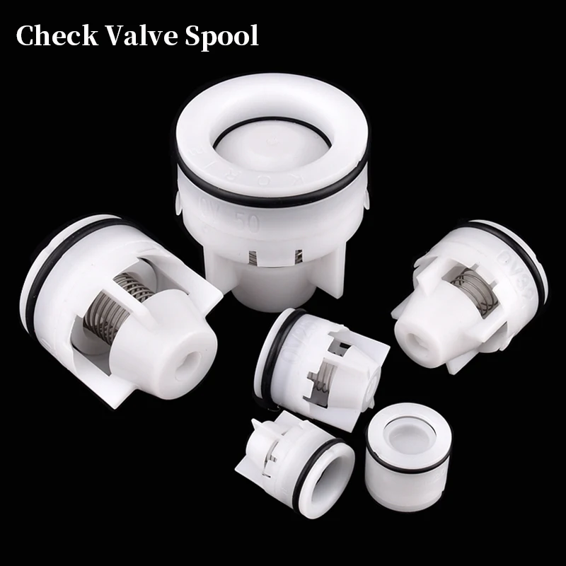 1~10Pcs 8~50mm Plug-in Plastic Non-Return Valve Spring Check Water Meter Valve Anti Drip Valve One Way Water Control Connector