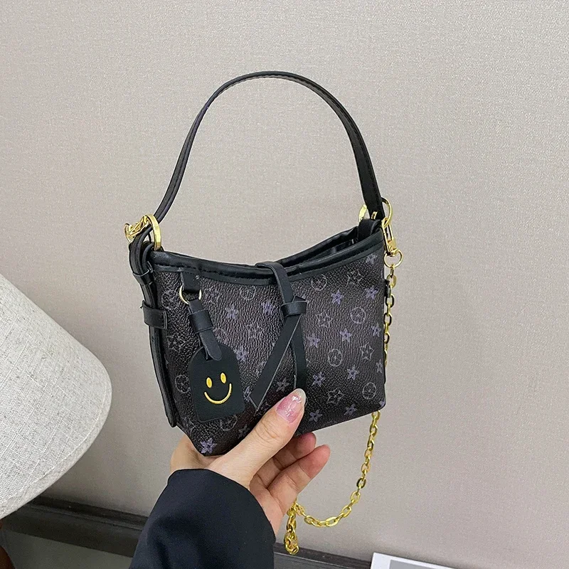 Bolsa de couro feminina elegante – bolsa crossbody clássica bolsa de ombro da famosa marca de luxo de designer