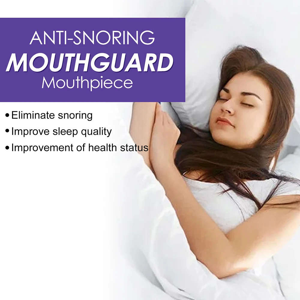 Anti-Snoring Mouth Guard Mouthpiece Anti Snoring Mouthpiece Sleeping Devices Bruxism Snoring Stopper Improve Sleep Mouthpiece