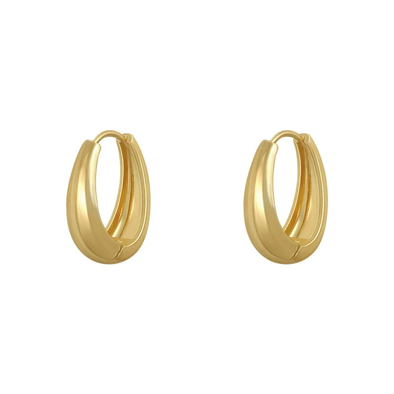 2024 Hot Sale Fashion Metal Drop Earrings for Woman Vintage Hoop Earring Trend Classic Party Wedding Pendant Jewelry Gift