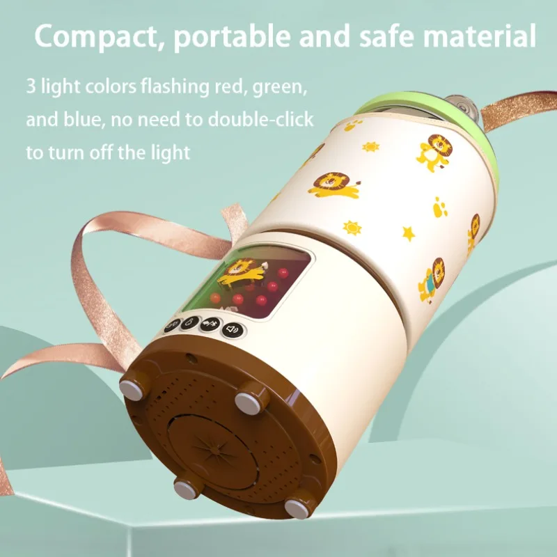 Scaldalatte per bambini con rumore bianco, scaldabiberon per allattamento, custodia portatile per riscaldamento del latte per i viaggi del neonato