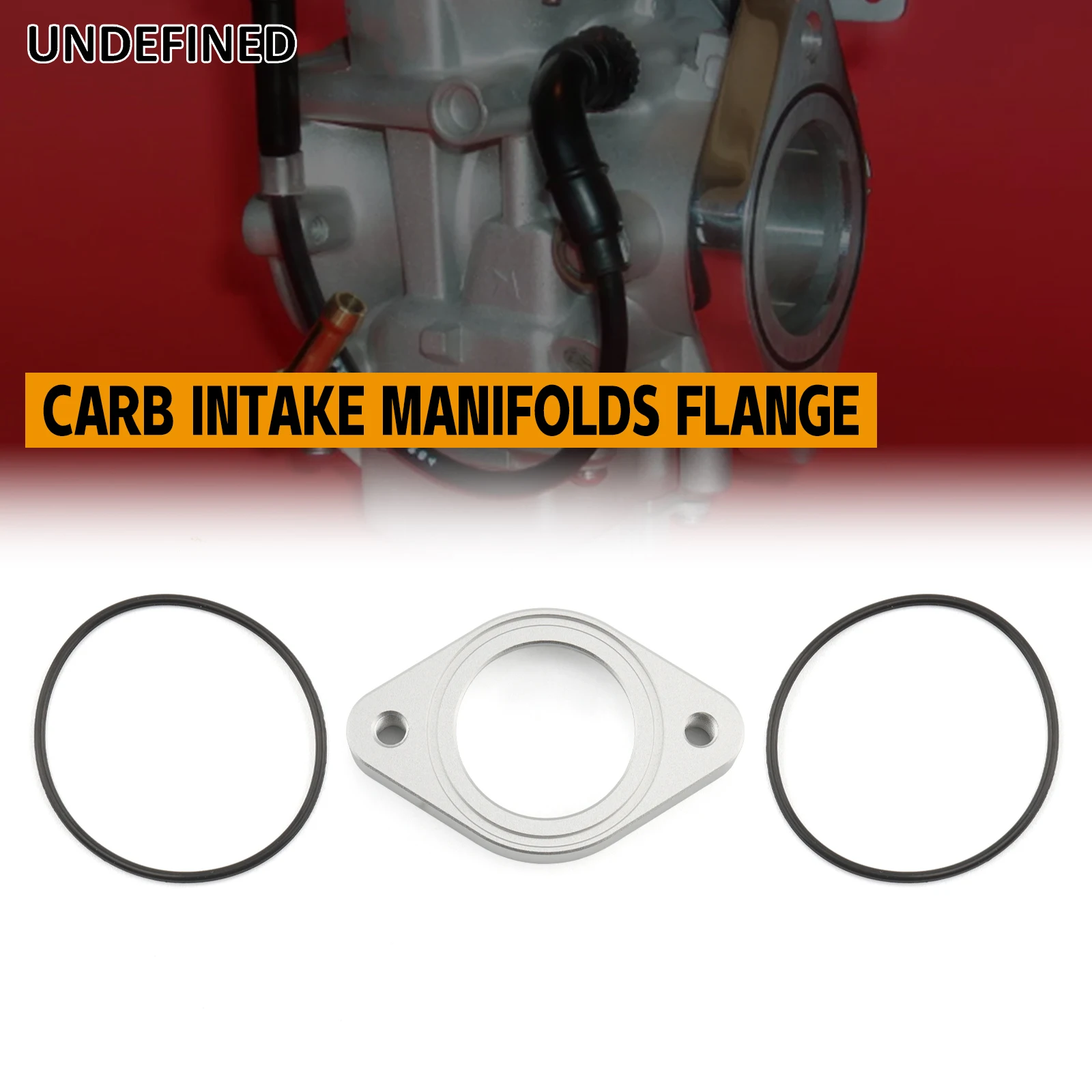 Motorcycle Carburetor Intake Manifolds Adapter Flange CV40MM For Harley Sportster XL XLC 883 1000 1100 Softail FXST Aluminum