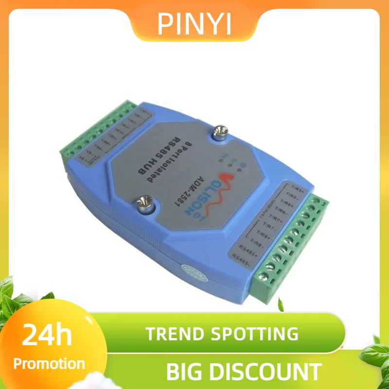 

Акция Adm-251 Изолированный канал 45 Порт концентратора RS45 Дистрибьютор 1 для Sharer Ретранслятор Направляющая промышленного класса