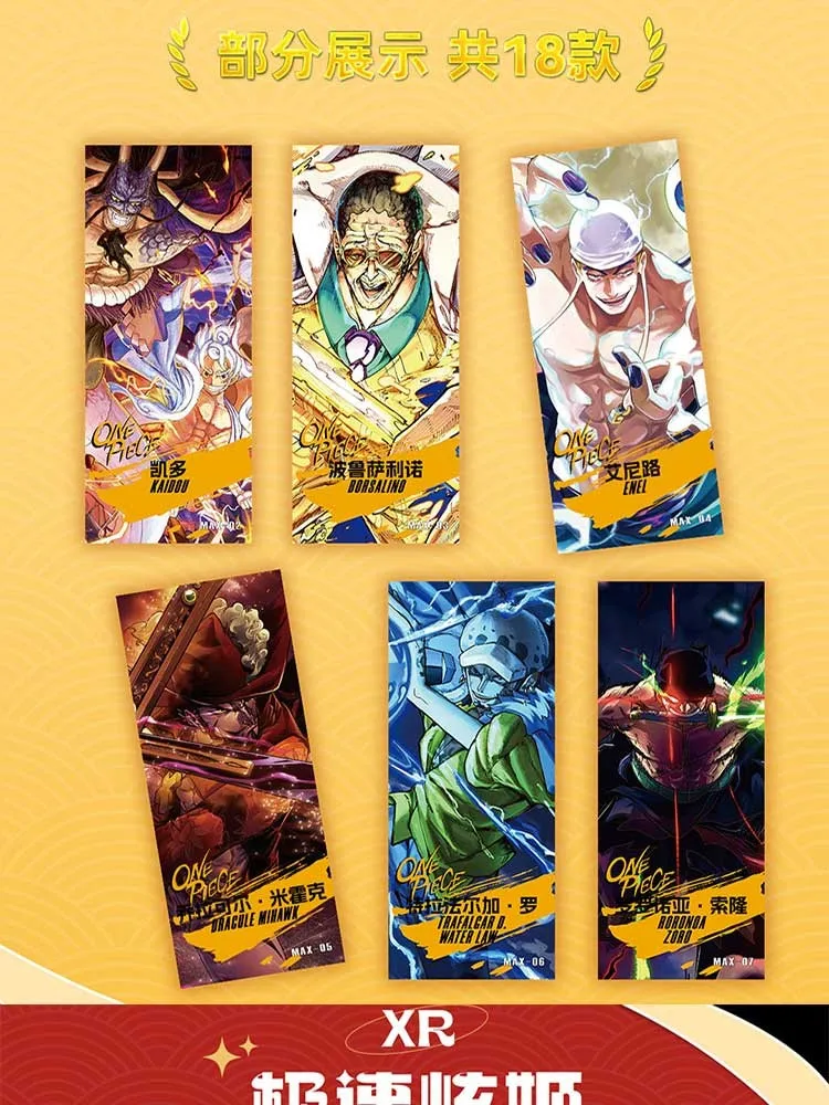 Novo haibao cartões de uma peça a batalha final anime luffy zoro nami chopper franky raro ssp diamante coleção cartões crianças aniversário