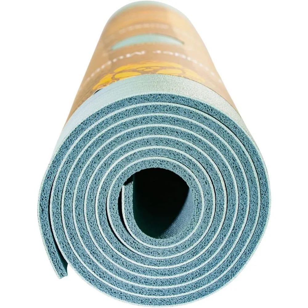 Rubber mat, optimal exercise and meditation support, studio yoga mat only