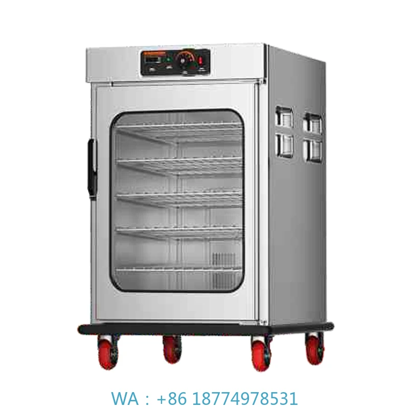 Cabinet Banquet Trolley Holding Food Warmer Cabinet Cart Hotel Commercial Kitchen Equipment 5 Layer Insulated Hot Food