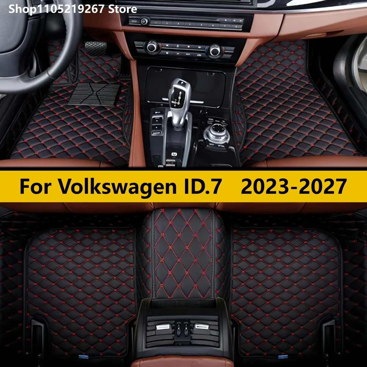 

Car Floor Mats For Volkswagen ID.7 VW ID7 2023 2024 2025 2026 2027 Waterproof Pads Foot Carpets Floor Covers Auto Accessories