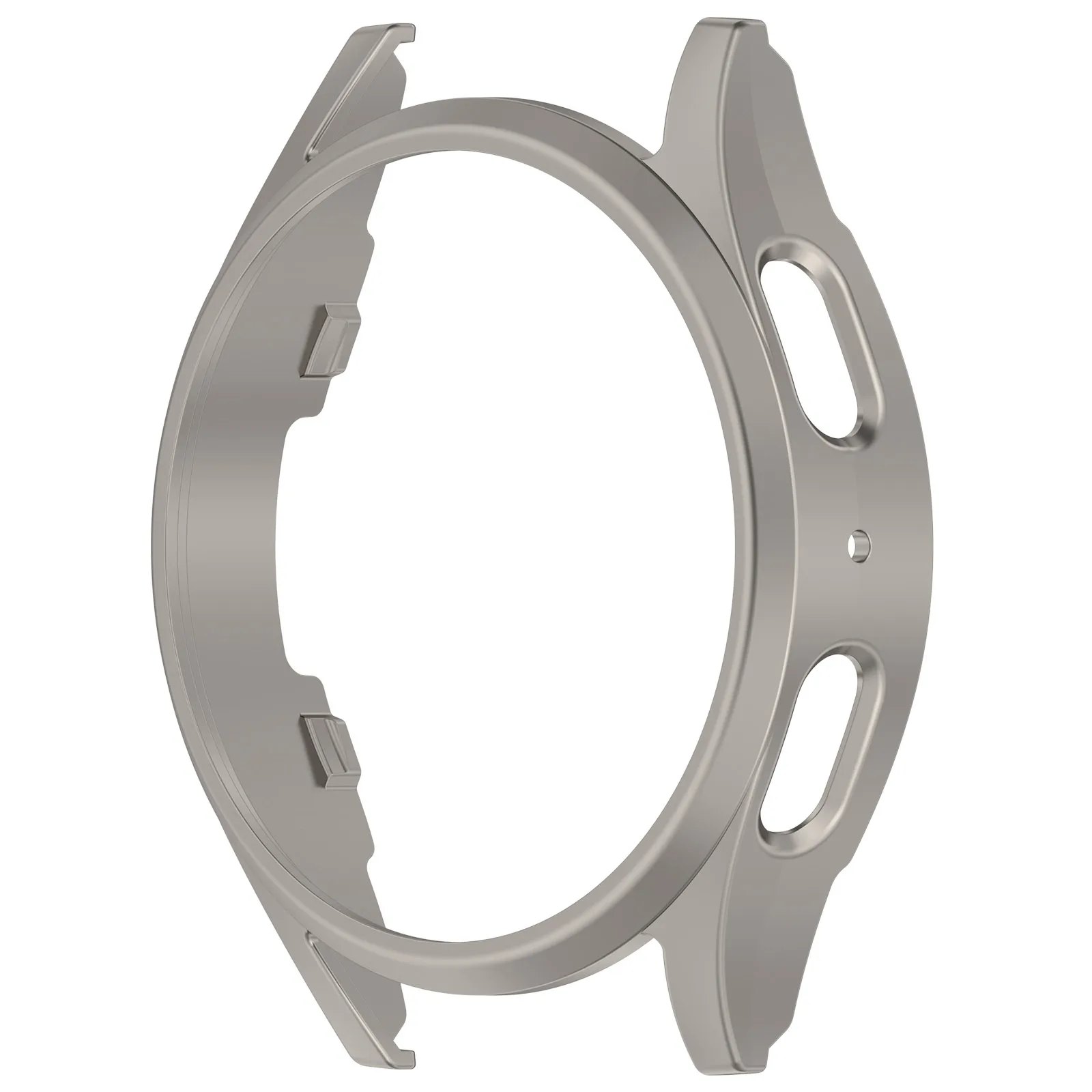 サムスンギャラクシーウォッチ7用のハーフパッケージ中空PC保護ケース、保護シェル、時計バンド交換用アクセサリー、40mm、44mm