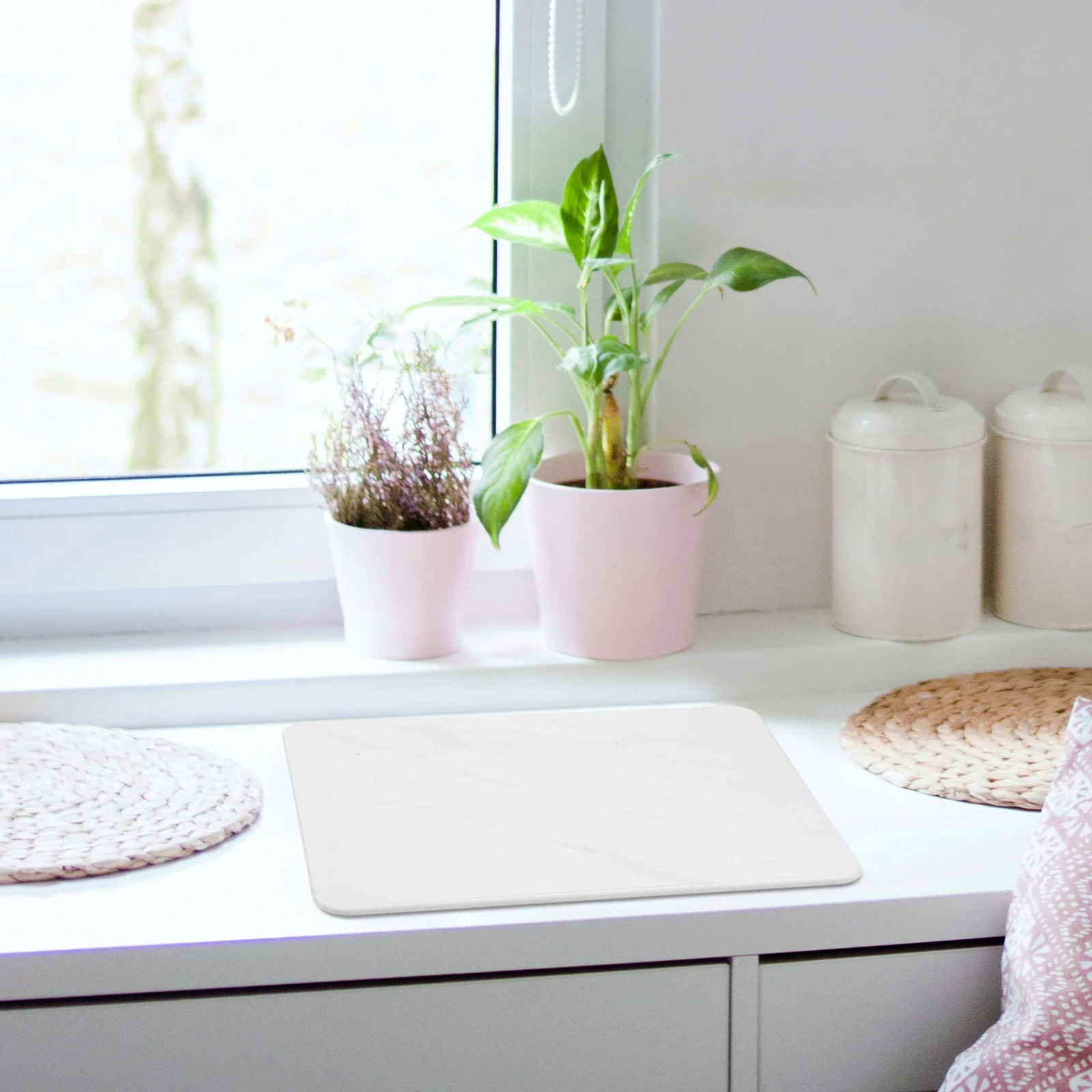 

Kitchen Counter Drying Mat Absorbent Diatomite Dish Mat Non Slip Kitchen Use Fast Drying Surface Under The Sink Cabinet Mats