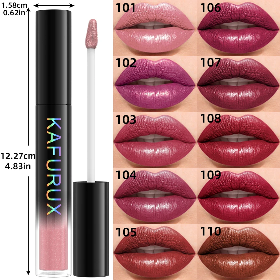 Waterdichte Glitter Lipgloss Shimmer Lip Glaze Vloeibare Lipstick Make-up Cadeau voor Vrouwen Lip Olie Lip Tint Hydraterende Lipbalsem Cosmetica