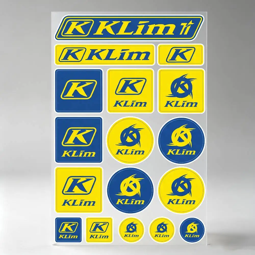 Poster K-l-im Reflective Motorcycle Stickers, 3M Safety Warning At Night In The Dark Scooter Helmets