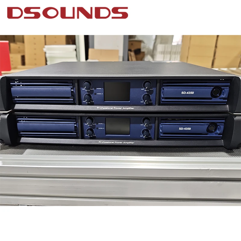 2026 SELL 4 Channel High Power Professional Power Amplifier 4x3500W High Temperature Resistant Nitride Power Amplifier