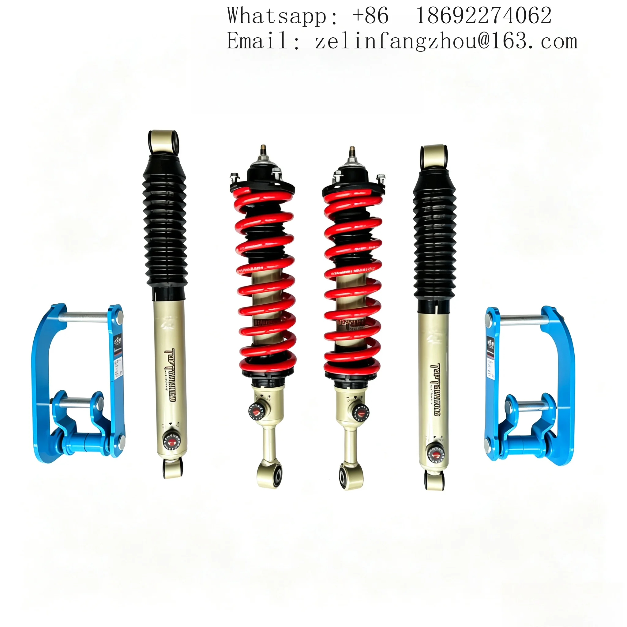 Heavy Duty Adjustable Shock Absorber Suspension Lift Kit for Toyota Hilux Revo Vigo Pickup 4x4 Off Road Upgrade
