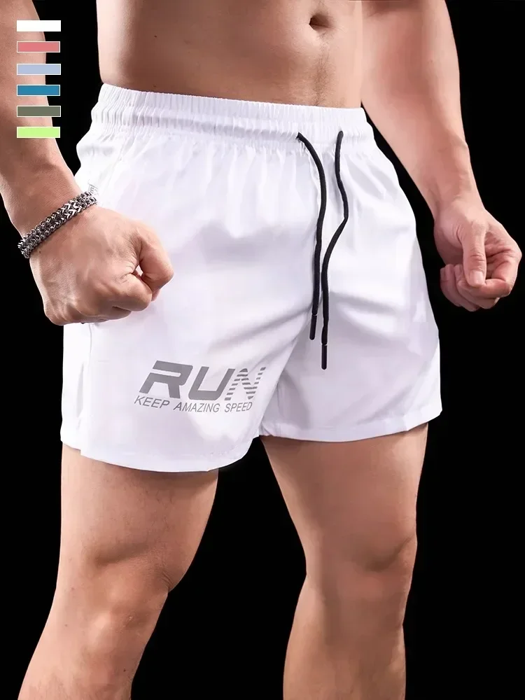 Shorts de sport respirants à séchage rapide pour hommes, shorts de sport de plein air, gym, fitness, football, basket-ball, course à pied, entraînement, été