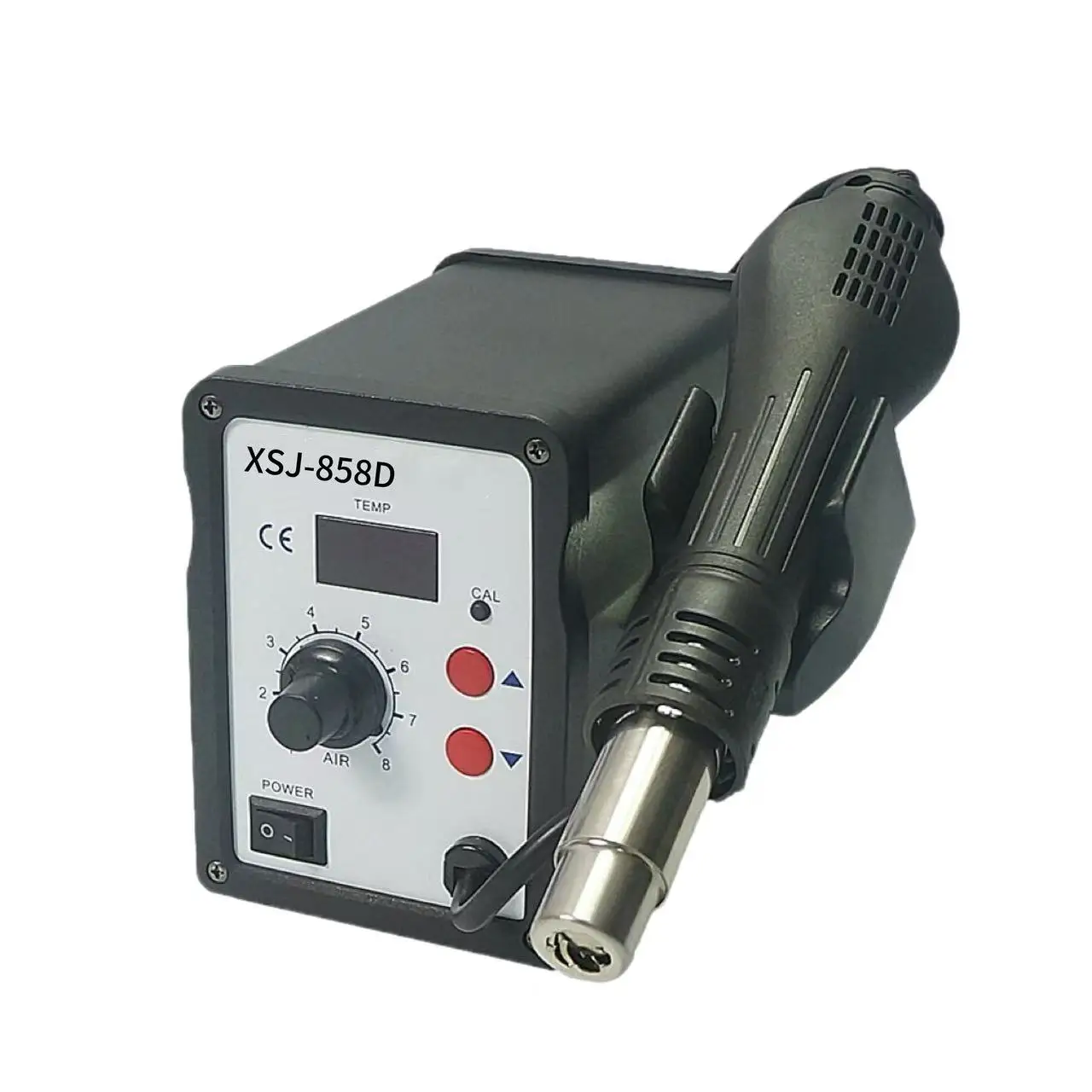 New Products 858D Hot Air  Soldering Iron Tweezer BGA Rework Station 700W 100-450 Digital Display 1 Year Warranty