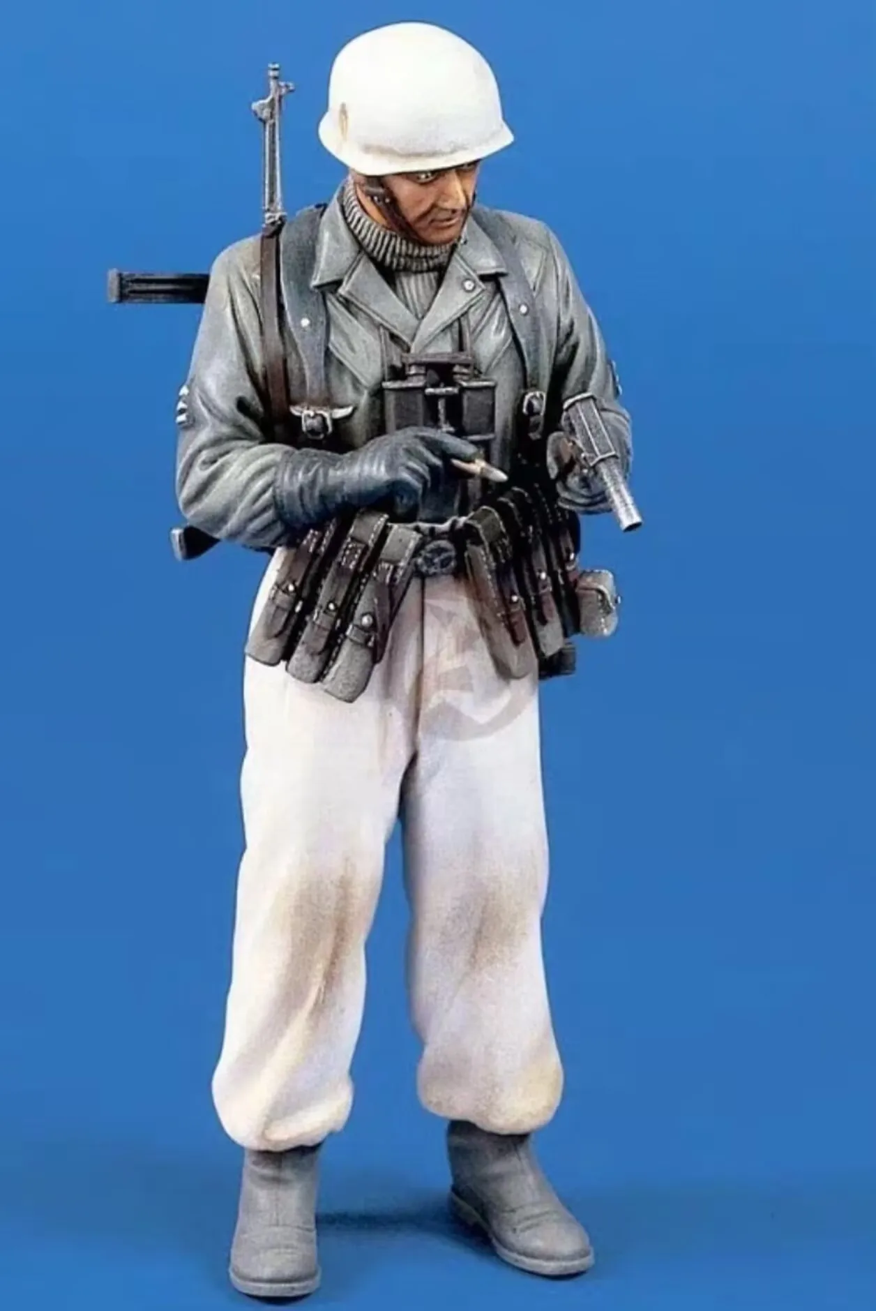 1:16 High-detail Native（E3） Resin Action Figure, Unassembled and Unpainted White Model