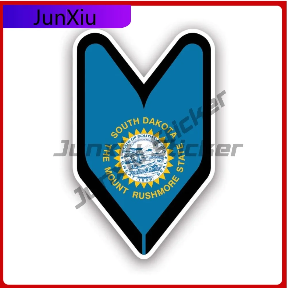 

South Dakota Driver Waterproof Weather Resistant Anime Style For Car Body Motorcycle Truck No Residue Easy Apply Decoration