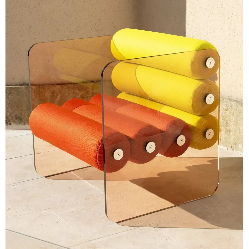 & Factory Direct Sales of Casual Acrylic Sofl Armchairs Simple Outdoor Loungers