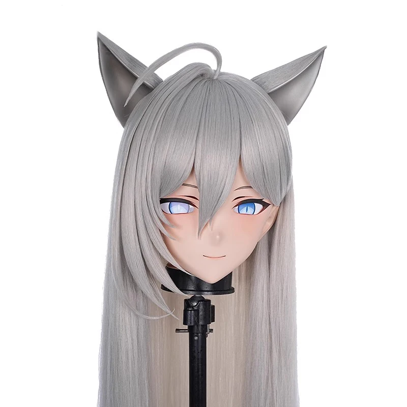 

Anime Full headband lock Customize Full Crossdress Doll Female/Girl Cartoon Character Kig Cosplay Kigurumi Mask BJD