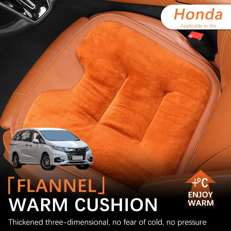 Winter Warm Car Seat Cover Cushion Plush Pad Protector Mat Soft Comfortable Wear-resistant For Honda Odyssey Interior Decoration