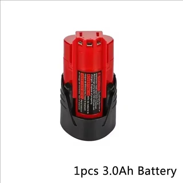 2025 Pro Milwaukee M12 12V 6000mAh Li-ion baterie pro Milwaukee M12 C12 XC 48-11-2440 48-11-2402 48-11-2411 48-11-2401 - náhled 4