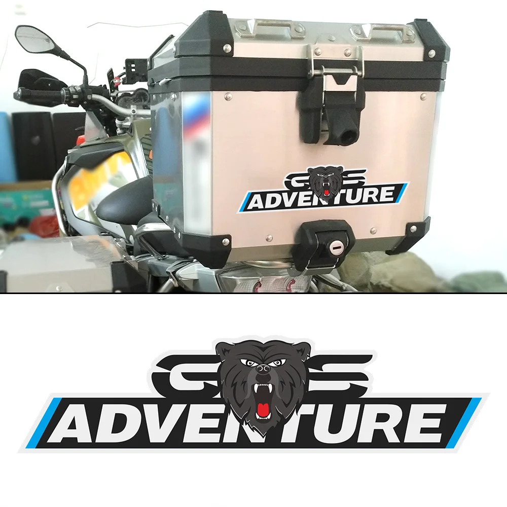 R 1200 GS Trunk Motorcycle StickersLuggage Aluminium Tail Top Side Panniers Box Cases For BMW R1200GS R1200 GSA ADV Adventure