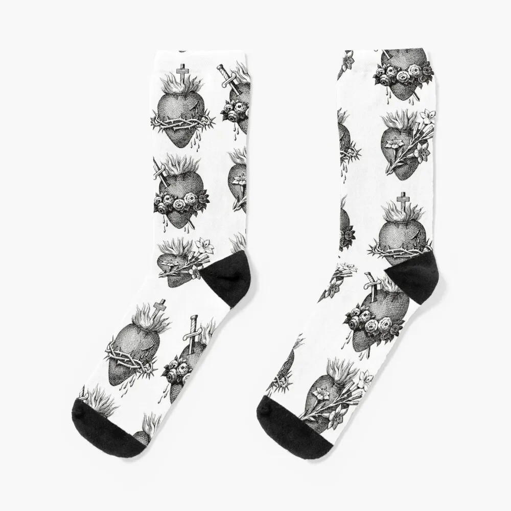 Hearts of the Holy Family Socks Non-slip anti-slip designer Men's Socks Luxury Women's