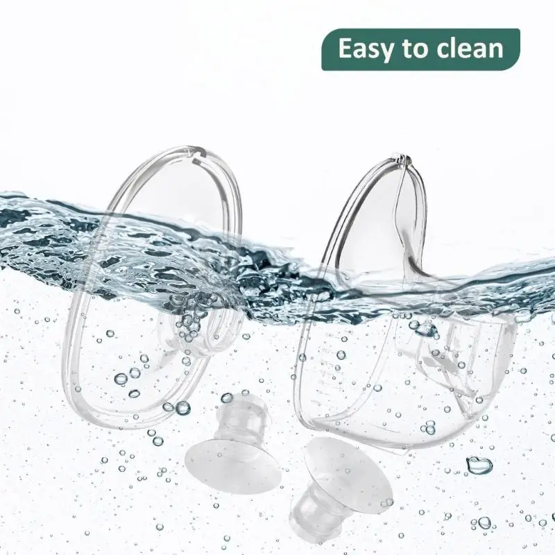 U13F جزء مضخة الثدي مريحة كوب جامع الحليب ل S21/S23/S18 جزء إصلاح استبدال مضخة الثدي يمكن ارتداؤها