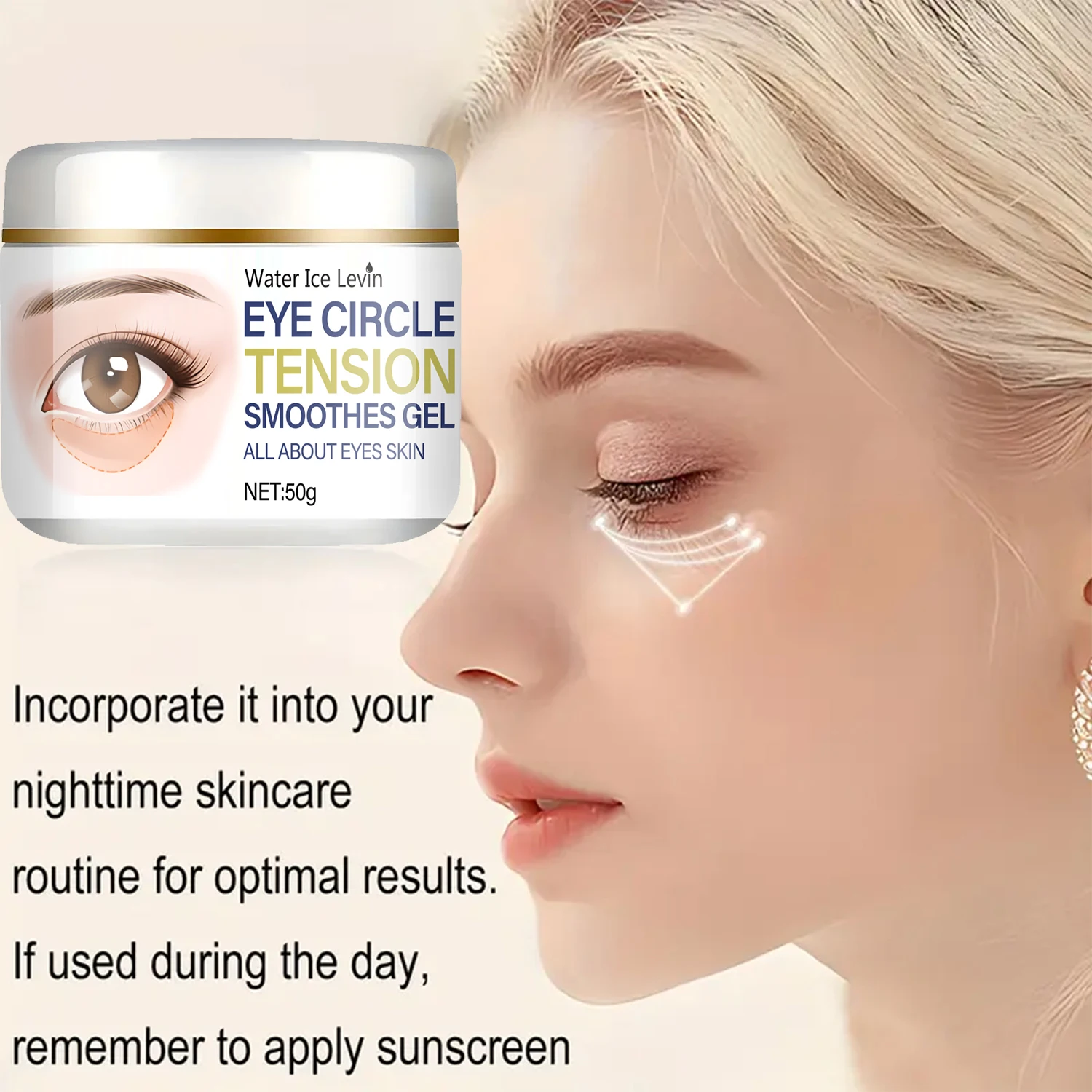 كريم العين مع النياسيناميد وحمض الهيالورونيك - يقلل من الهالات السوداء والانتفاخ لبشرة العين أكثر سلاسة وثباتًا وأكثر إشراقًا #4