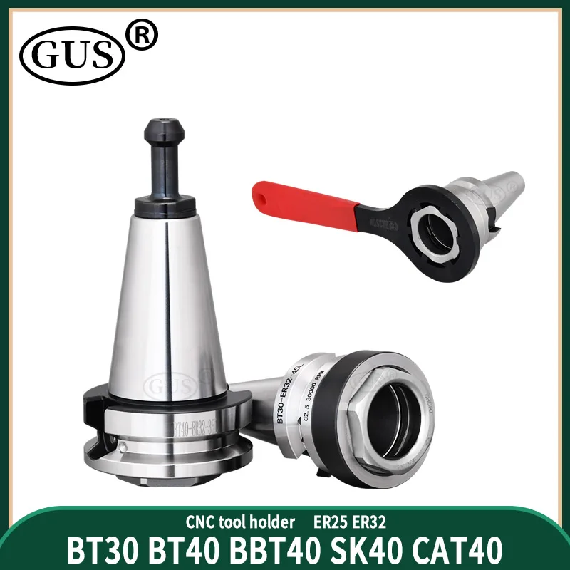 BT30 Tool Holder BT40 BBT40 SK40 CAT40 25L 30L 35L Ultra Short  Built-in Tool Holder ER25 ER32 Chuck ER Collet CNC Lathe Tools