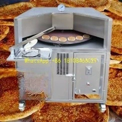 

Gas Rotate Flat Arabic Pie Pancake Meigan Cai Baking Fully Automatic Commercial Pita Bread Machine Large Electric Tandoori Oven