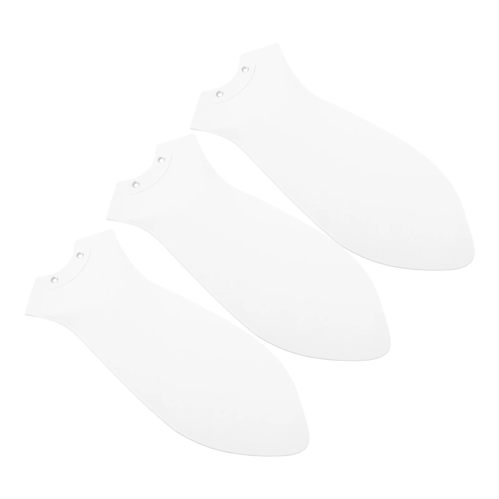 

3 Pcs Ceiling Fan Blades Replacement White Plastic for Pedestal Fans Durable Lightweight Powerful Wind Quiet Operation Easy