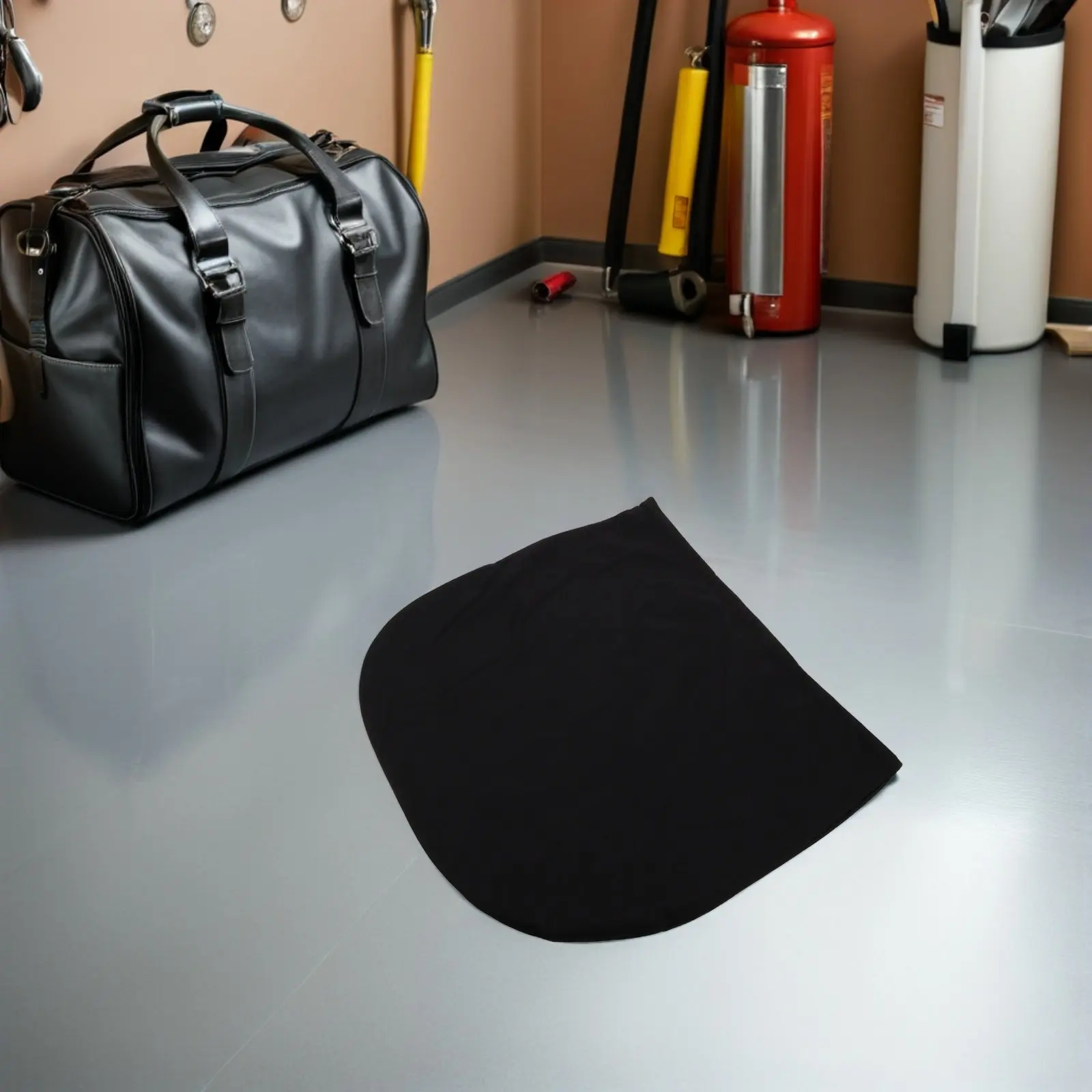

Motorcycle Storage Bag Foldable Lightweight Drawstring Pouch for Bike Snowboard Cycling Welding Helmets 52x46cm