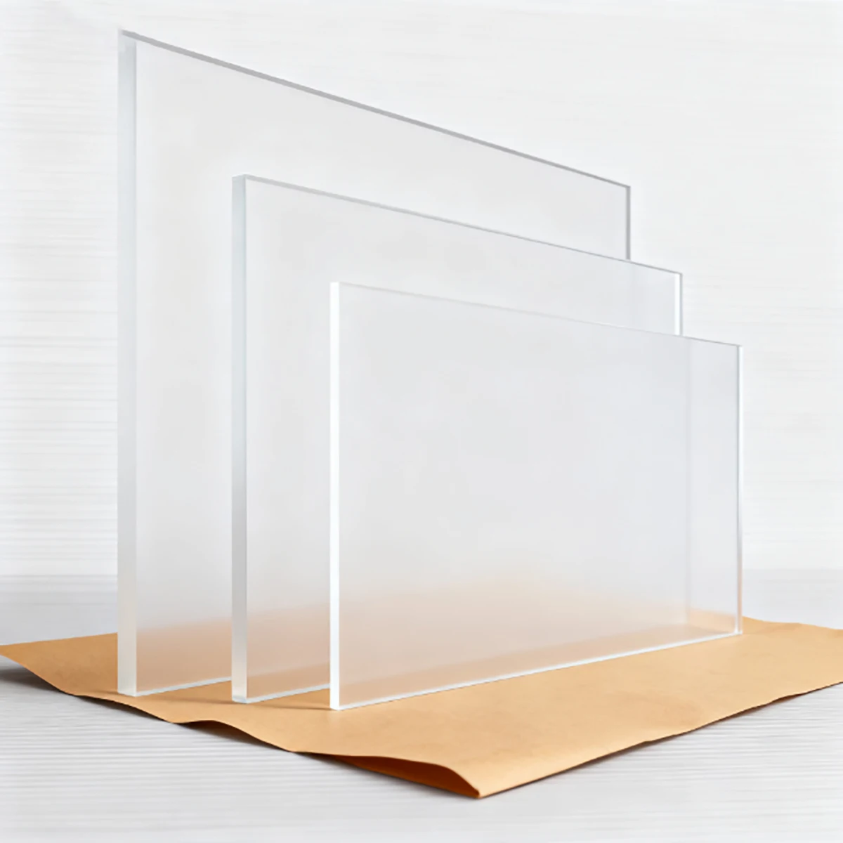 Frosted Acrylic Diffusion Board - Matte Transparent Semi-Transparent Organic Glass Sheet DIY Handmade Material