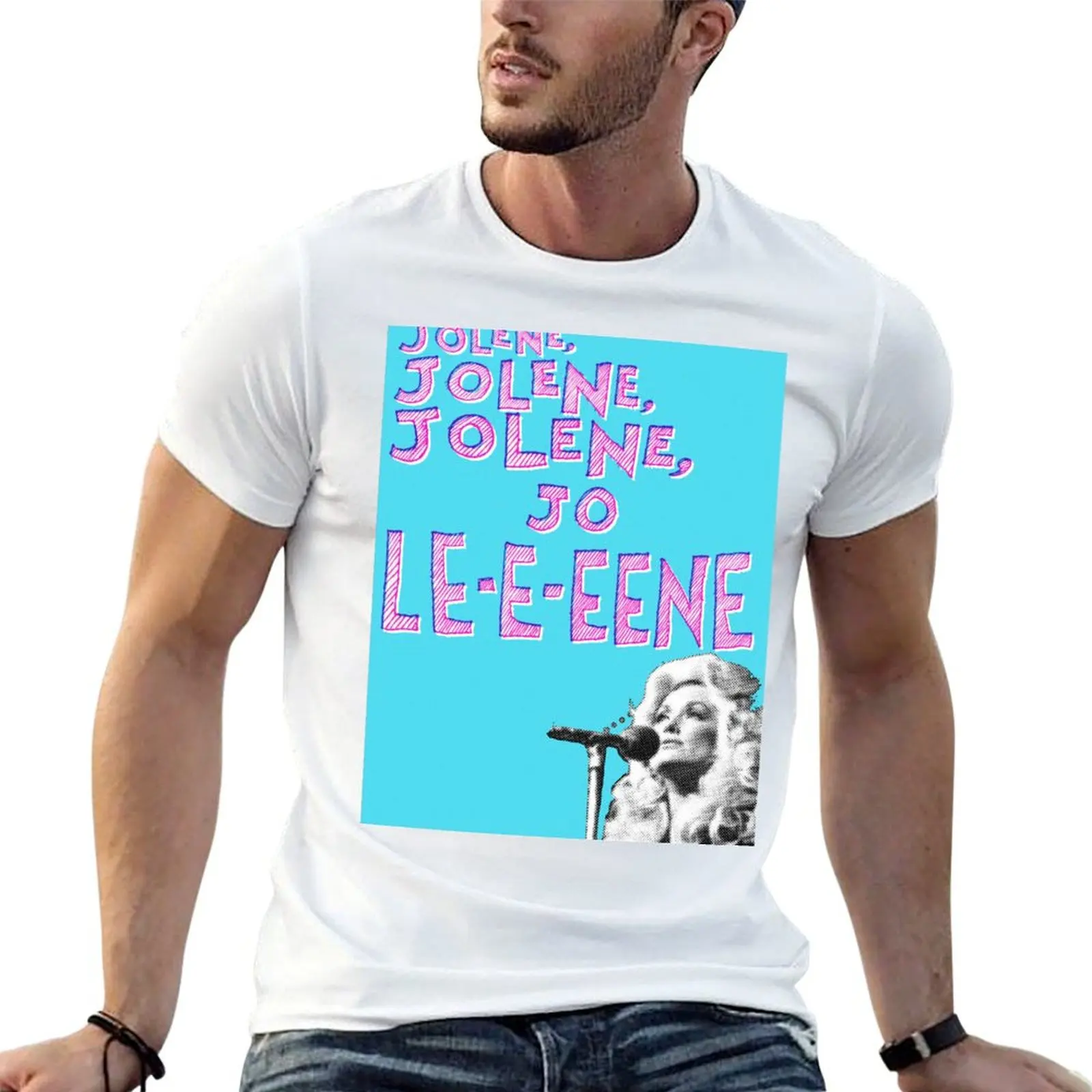 Dolly Parton Jolene T-Shirt Plus Size Basic Short Sleeve Top