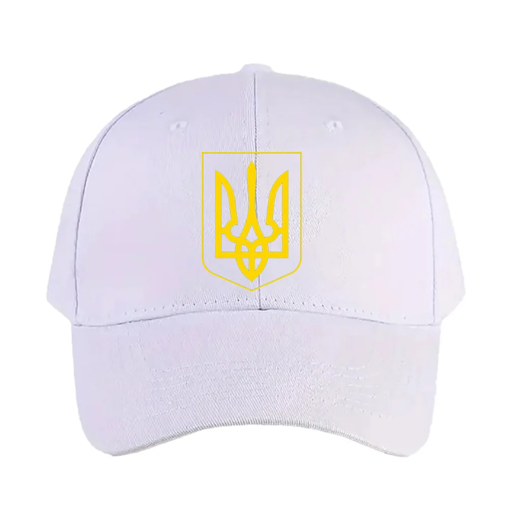 Coat of Arms of Ukraine Summer Woman Man Adult Peaked Hat Fashion Casual Adjustable Printed Baseball Caps Funny Dad Trucker Cap