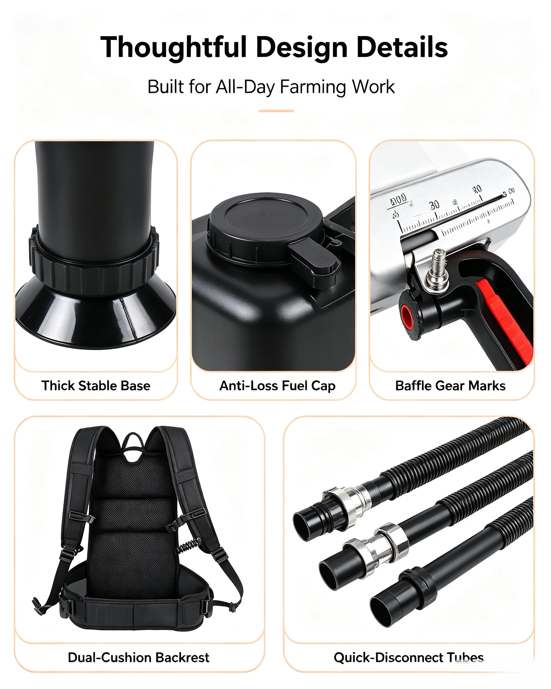 41.5CC 2.13KW Gas Powered Back - Crop Sprayer Backpack ulasan dan harga