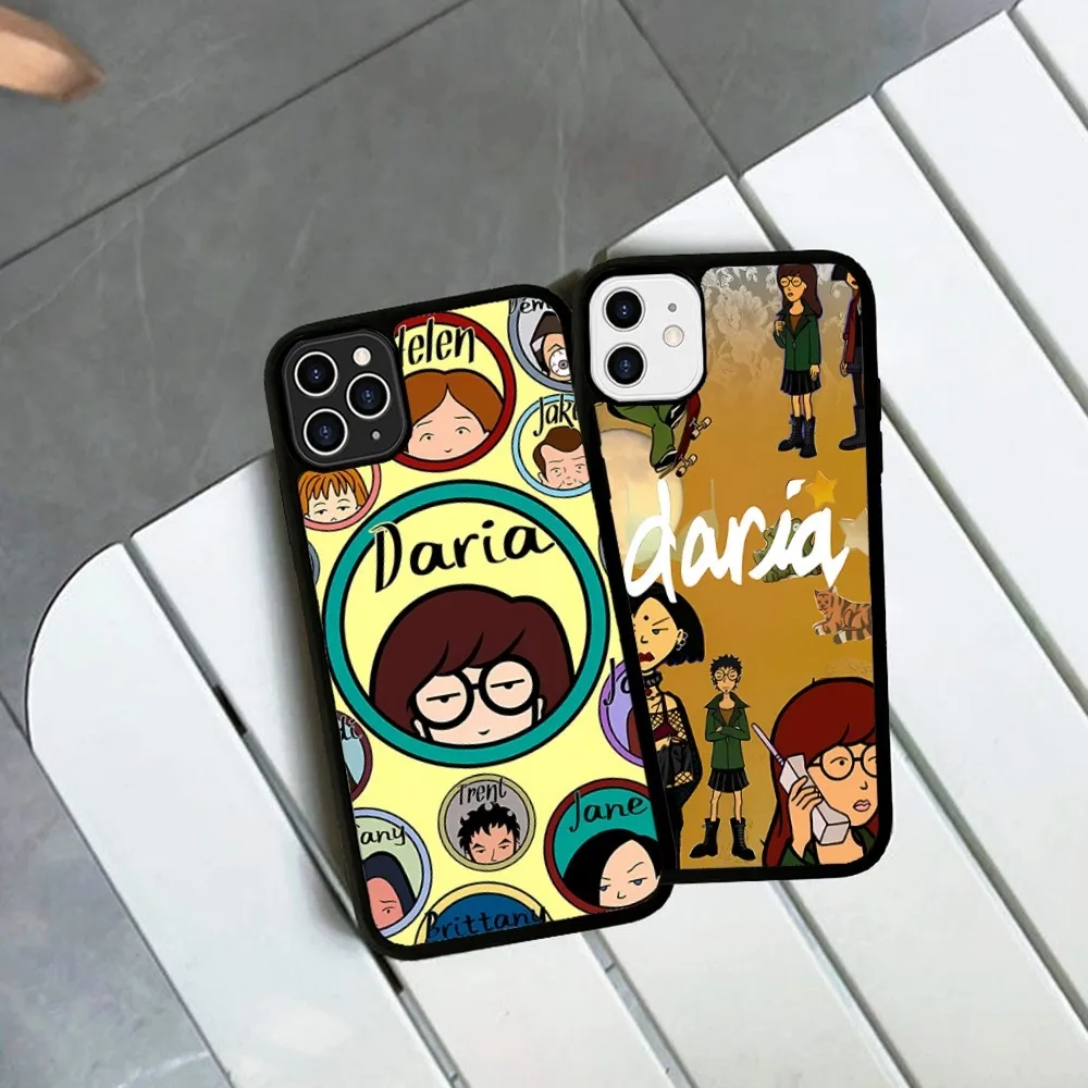 D-Daria T-The Series Phone Case Silicone PC+TPU For For IPhone 11 12 13 14 15 16 Plus Pro Max Cover