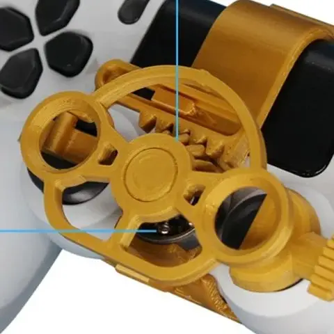 

Mini Steering 3D printing Wheel For PS4 Controller Racing Games Auxiliary Controller Game Joystick Simulator Gamepad