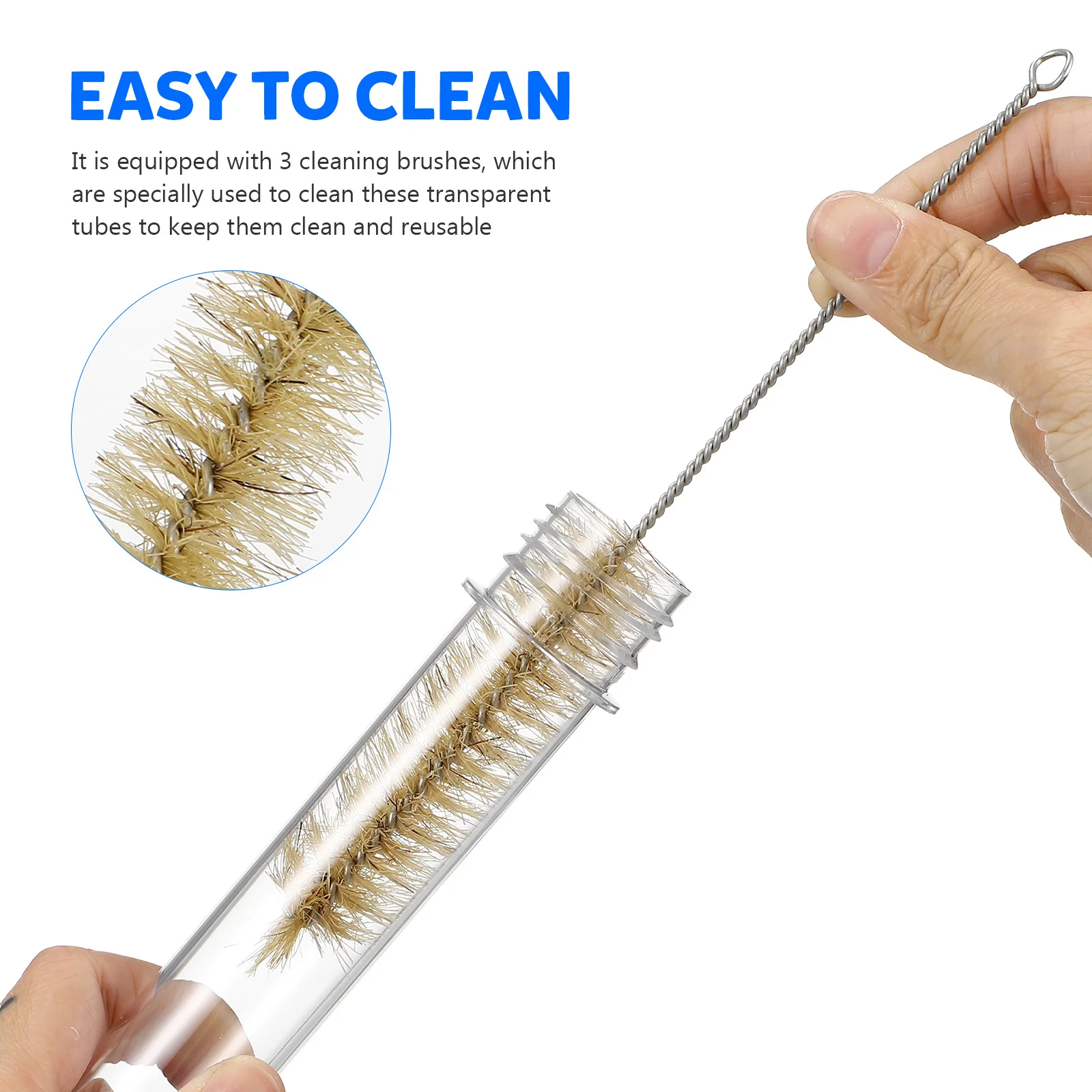 

1Set Storage Tubes Plastic Test Tubes Transparent Pet Material Screw Cap Aluminum Sealing for Beads Diamond Dots Sequins with