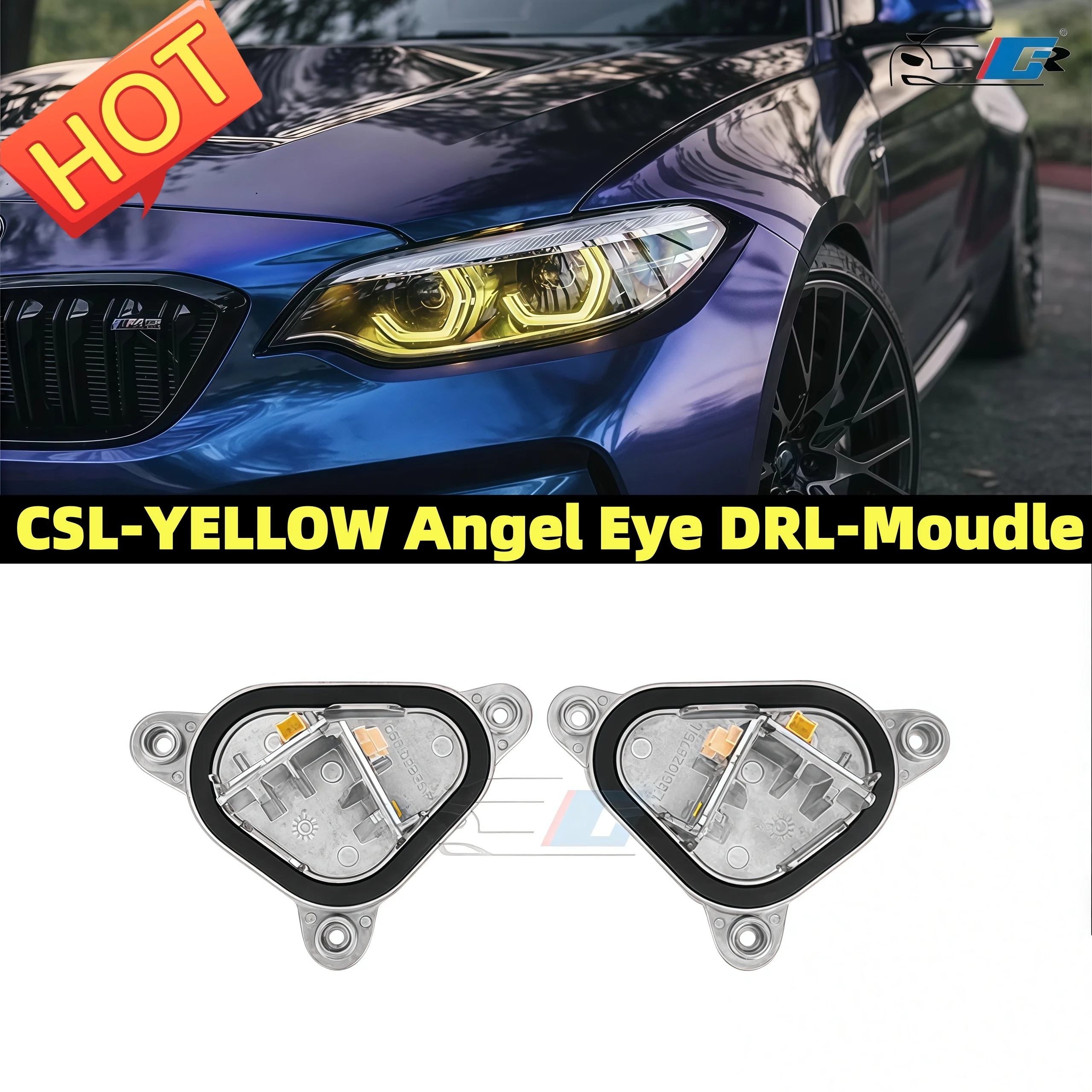 

63117494852 LED Angel Eye Light Module Lamp for BMW 2 Series M2 F87 M2C F22 F23 2018 2019 2020 2021 2022 2023 DRL Headlight