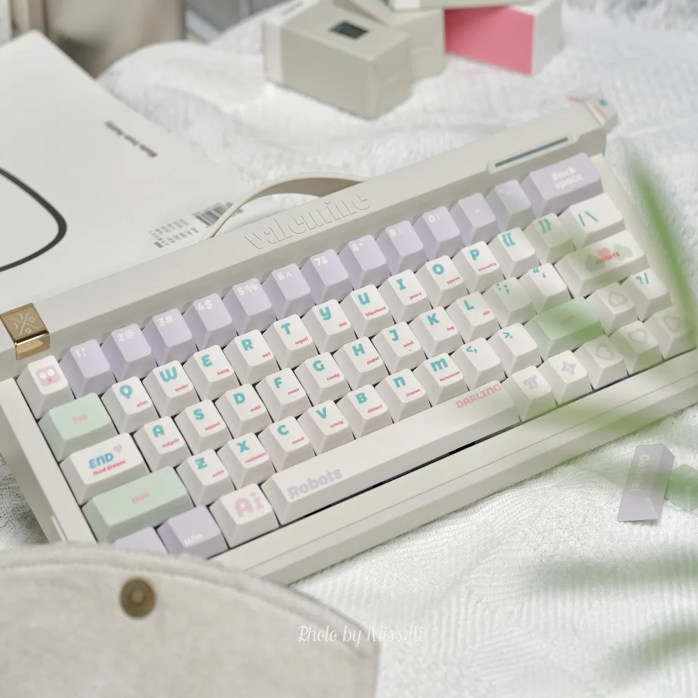 Love Crashing Keycap Set 169keys Cherry Profile Custom Artisan Side Carving PBT Key Caps Mechanical Keyboard Game Accessories
