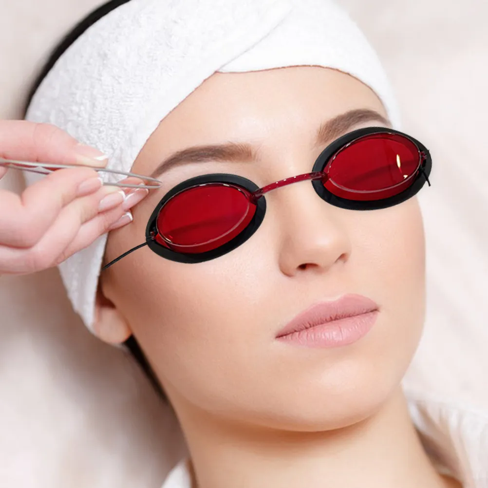 Laser Protective Eye Mask Adjustable Blackout Goggles for Beauty Treatments Protection Shade Tanning Bed Safety Glasses