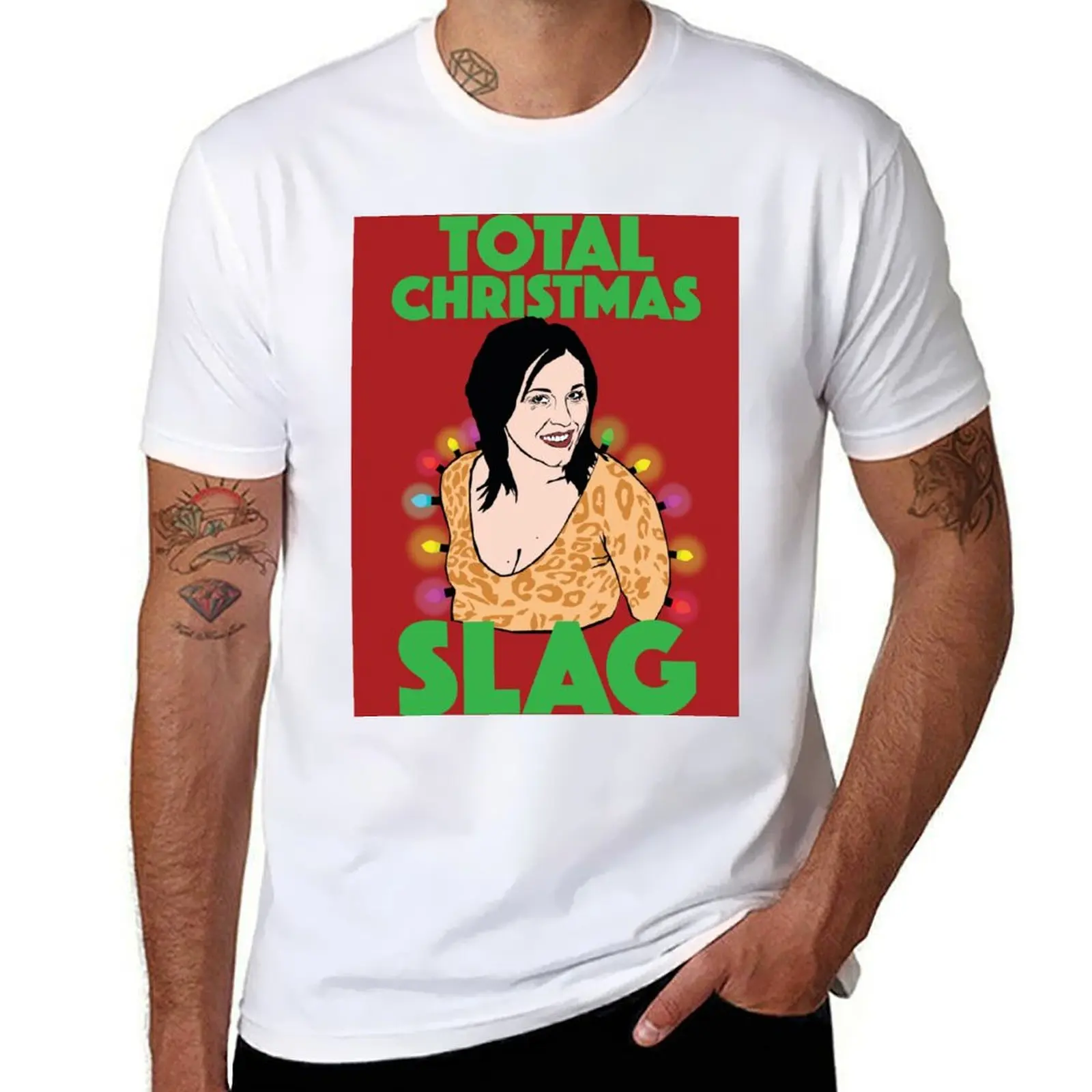 

Kat Slater - TOTAL CHRISTMAS SLAG - Eastenders (Jessie Wallace) T-Shirt graphics tshirts personalised men t shirt