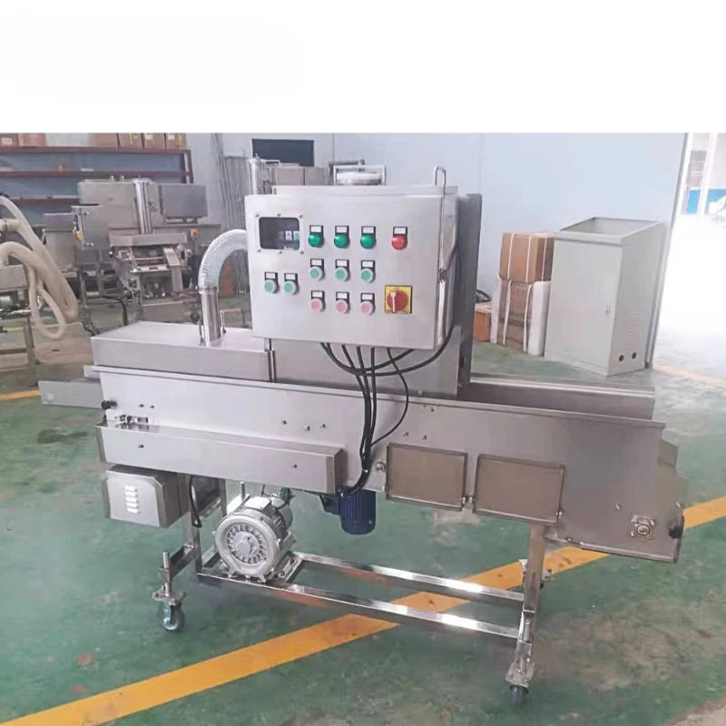 Fried Chicken Beef Steak Automatic Batter Breading Machine Flour Coating Nuggets Battering