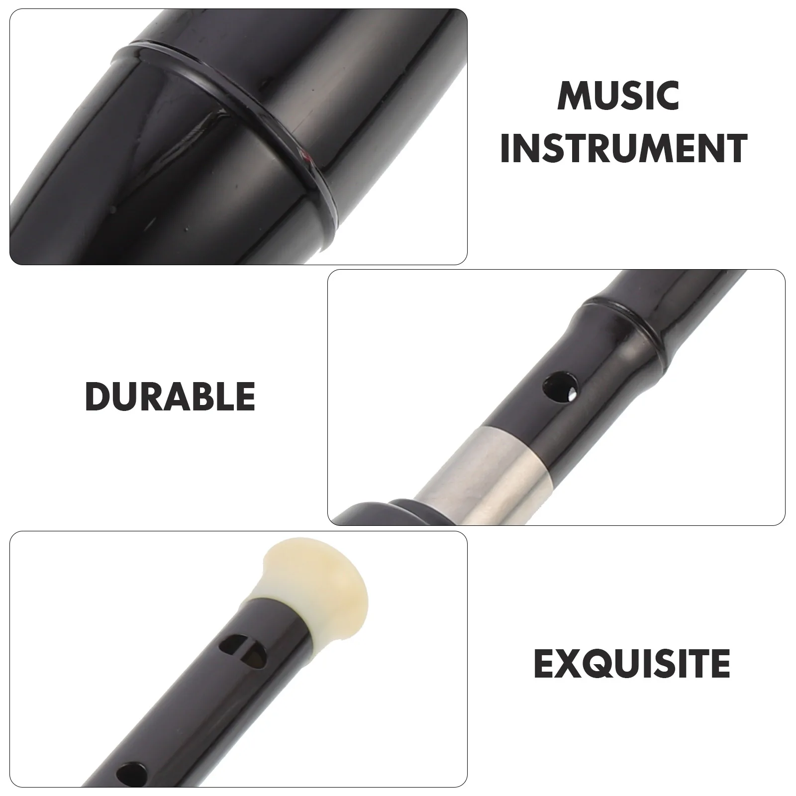 

Bawu Beginner Musical Instrument Bau Flauto Climber Wind with Storage Bag Woodwind Instruments Flute