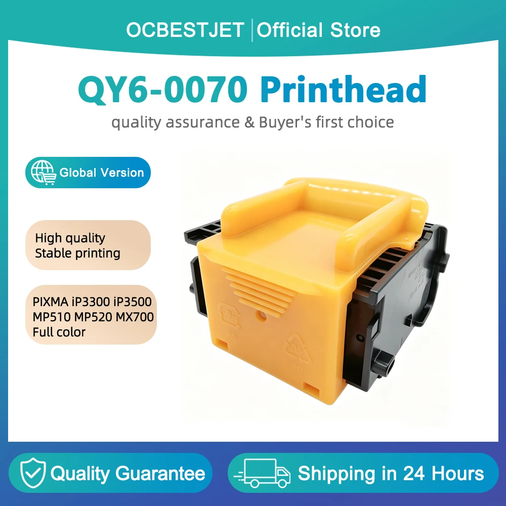 Refurbished QY6-0070 Printhead for Canon QY6-0070 print head for Canon PIXMA MP510 MP520 MX700 iP3300 iP3500 printer