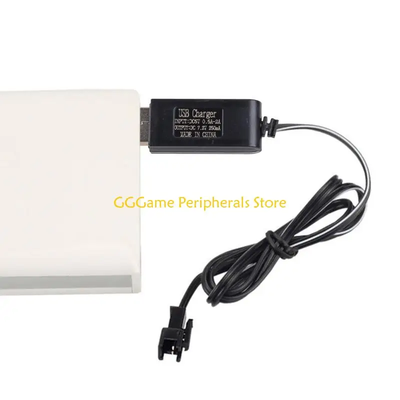 U55B 7.2V 250mA RC Car Charging Cable USB Wire Chargers Ni-Cd Ni-MH Batteries Pack Plug Adapter