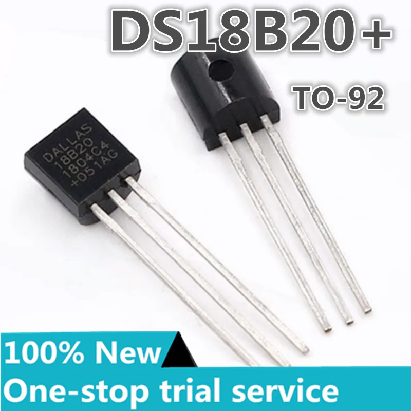 5-100pcs DS18B20+ DS18B20U+T&R DS18B20Z+T&R programmable digital temperature sensor chip IC new original genuine