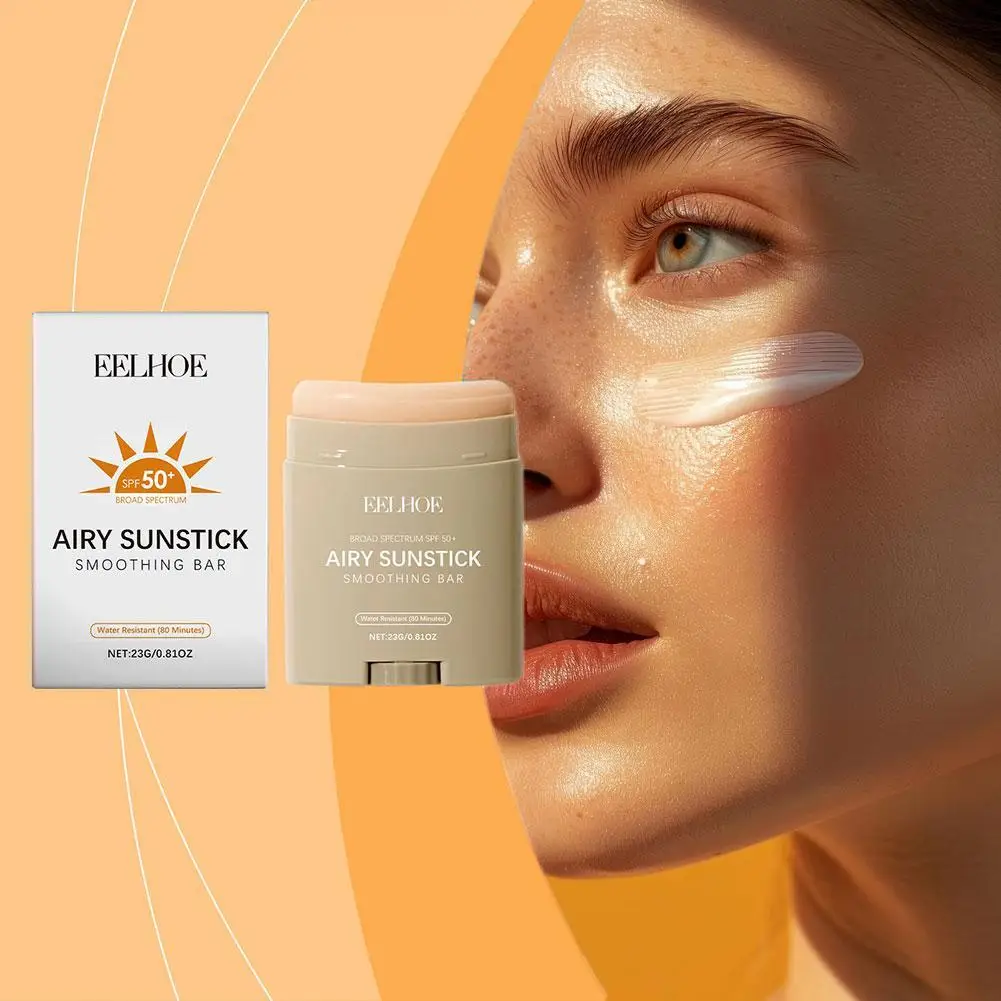 

Waterproof Sunblock Stick Refreshing Non-Greasy SPF Sunscreen Anti-Sweat Moisturizing UV Protection Portable Sunblock